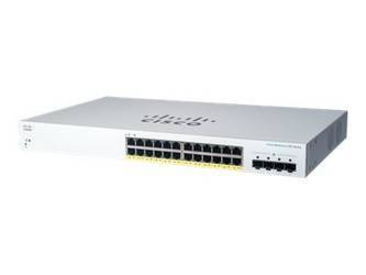 CISCO Business Switching CBS220 Smart 24-port Gigabit PoE 195W 4x1G SFP uplink