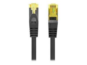 LANBERG Patchcord Cat.6A S/FTP LSZH CU 1.5m black