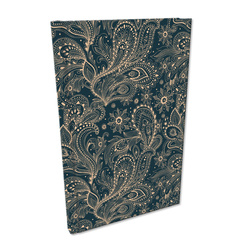 Notes A5 kratka Soft Touch Paisley Beż-Denim