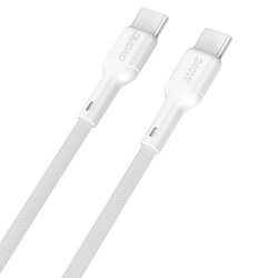 Kabel Dudao L9C Max 240W PD USB-C - USB-C 1,2m - biały