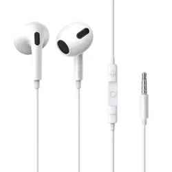 Baseus Encok 3.5mm lateral in-ear Wired Earphone H17 White