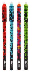 Display Długopis wymazywalny Pixi Blox 0.5mm niebieski Happy Color 12 szt.