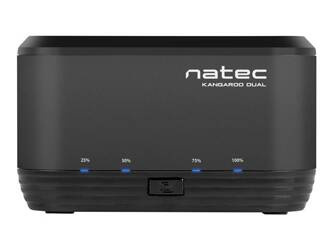 NATEC NSD-0955 Natec Stacja Dokująca HDD KANGAROO DUAL 2.5/3.5 USB 3.0 + zasilacz