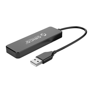Hub USB-A Orico FL01 stacja dokująca 4x USB-A 2.0 - czarny