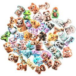 Naklejki winylowe Zwierzątka 4-6 cm 50szt.