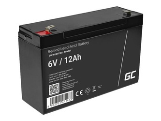 GREEN CELL Battery AGM 6V12AH