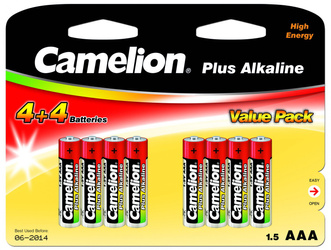 Camelion | AAA/LR03 | Plus Alkaline | 8 pc(s)