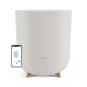 Duux | Smart Humidifier | Neo | Water tank capacity 5 L | Suitable for rooms up to 50 m² | Ultrasonic | Humidification capacity 500 ml/hr | Greige