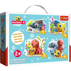 Puzzle układanka (3,4,5,6) Wesoła Rybka MiniMin Baby Classic 36125
