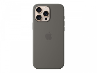 APPLE iPhone 16 Pro Max Silicone Case with MagSafe - Stone Gray