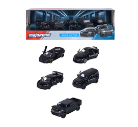 Samochód Majorette Black Edition 2.0 5 sztuk