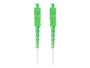 LANBERG fiber optic patchcord SM SC/APC-SC/APC simplex 35m LSZH g657b3 3.0mm white