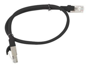 LANBERG PCU6-10CC-0050-BK Lanberg Patchcord RJ45 kat. 6 UTP 0.5m czarny