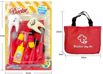 Zestaw doktor z torbą