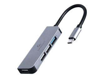 GEMBIRD Hub USB 3.0 4-Porty 1 x USB 3.1 + 3 x USB 2.0 czarny