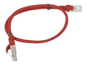 LANBERG PCU6-10CC-0050-R Lanberg Patchcord RJ45 kat. 6 UTP 0.5m czerwony