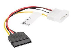 LANBERG CA-HDSA-10CU-0015 Lanberg kabel zasilający MOLEX(F)->SATA(M) 15cm