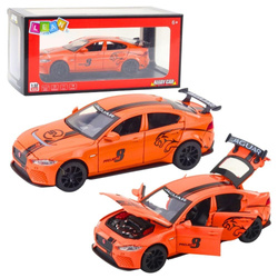 Jaguar metalowy światło i dźwięk pomarańczowy