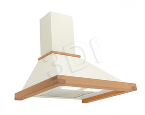 Okap przyścienny rustykalny AKPO WK-4 RUSTICA ECO 60 Ecru kremowy