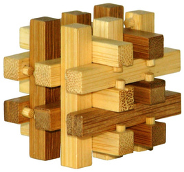 Łamigłówka 3D Bamboo Slide poziom 4/4