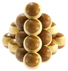Łamigłówka 3D Bamboo Cannon Balls poziom 1/4