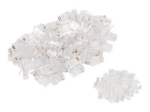 LANBERG PLU-6000 Lanberg wtyk sieciowy RJ45 (8P8C) KAT.6 UTP (100 SZT) DO LINKI I DO DRUTU