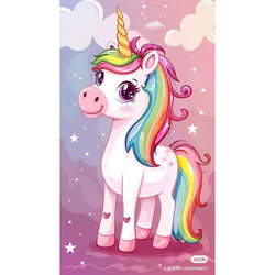 Malowanie po numerach Jednorożec 40x50cm