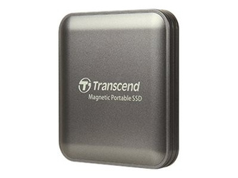 TRANSCEND 2TB External SSD ESD420C USB 20Gbps Type C Magsafe Gray Steel