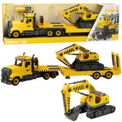 Laweta z koparką gąsienicową do skręcania