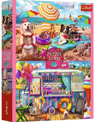 Puzzle 2x500 Wakacyjny czas TREFL