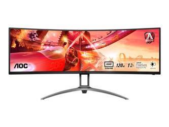 AOC AG493UCX2 49inch Curved VA 32:9 DQHD 5120x1440 165Hz 550 cd/m2 1ms HDMI2.0x3 DP USB type C with DO USB3.2x3