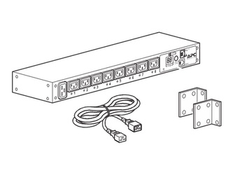 APC AP7921B APC rack 19 Switched PDU, 1U, 16A/230V, 8 gniazd C13