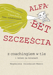 Alfabet szczęścia z coachingiem w tle i kotem na kolanach