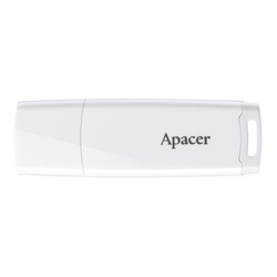 Apacer USB flash disk, USB 2.0, 32GB, AH336, biały, AP32GAH336W-1, USB A, z osłoną