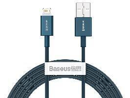 BASEUS Kabel Lightening iPhone  Superior Series 2.4A, 2.0M (CALYS-C03) Niebieski