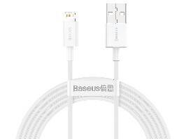 BASEUS Kabel USB Lightning iPhone 2,0m Superior Series 2.4A (CALYS-C02) White