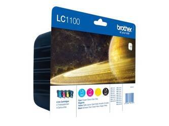 BROTHER LC1100VALBP Zestaw Brother LC1100 CMYK Blister Pack 450str MFC6490CW / DCP6690CW