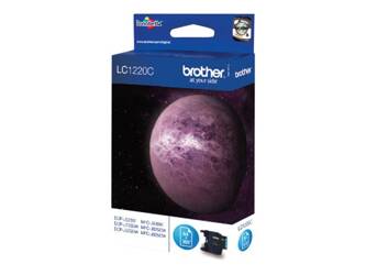 BROTHER LC1220C Tusz Brother LC1220C cyan 300str DCP-J725DW / DCP-J925DW / MFC-J430W