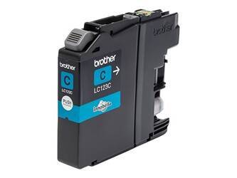 BROTHER LC123C Tusz Brother LC123C cyan 600str MFC-J4510DW / DCP-J4110DW / MFC-J470DW