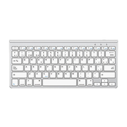 Bezprzewodowa klawiatura do iPad z uchwytem na tablet Omoton KB088 (srebrna)