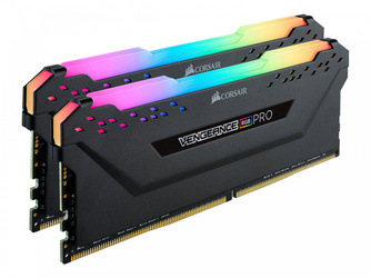 CORSAIR DDR4 3600MHz 32GB 2x288 DIMM Unbuffered 18-22-22-42 Vengeance RGB PRO black Heat spreader 1.35V XMP 2.0 for AMD Ryzen