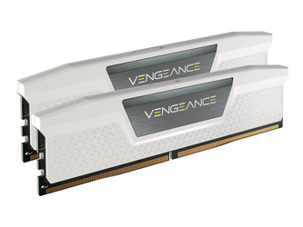 CORSAIR VENGEANCE 32GB 2x16GB DDR5 6400MT/s DIMM Unbuffered 32-40-40-84 Std PMIC XMP 3.0 White Heatspreader 1.4V