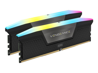 CORSAIR VENGEANCE RGB 32GB 2x16GB DDR5 6400MT/s DIMM Unbuffered 36-48-48-104 Std PMIC XMP 3.0 Black Heatspreader Black PCB 1.4V