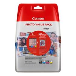 Canon oryginalny ink / tusz CLI-571 CMYK, 0386C006, CMYK, + 50x PP-201