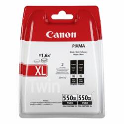 Canon oryginalny ink / tusz PG-550 XL, XL black, blistr z ochroną, 2x22ml, 2-pack