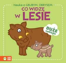 Co widzę w lesie. Nauka z grubym obrysem