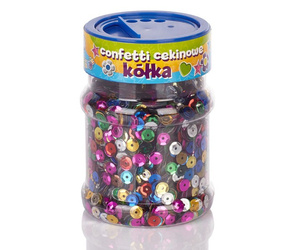 Confetti cekinowe kółka - mix kolorów 100g