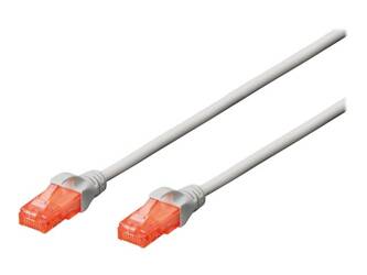 DIGITUS DK-1612-100 Kabel Digitus patch cord UTP, CAT.6, szary, 10,0m, 15 LGW