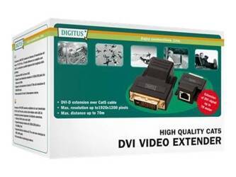 DIGITUS DS-54101 Przedłużacz/Extender DVI do 50m po skrętce Cat.5e UTP, 1920x1200 WUXGA