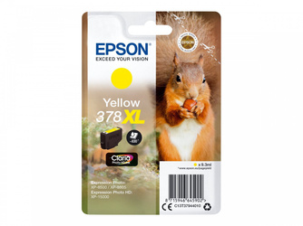 EPSON C13T37944010 Tusz Epson yellow 378XL 9.3ml Claria photo HD